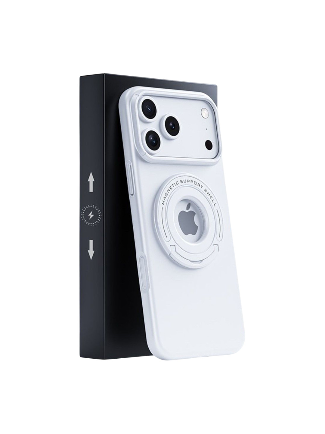 Luxury Kase iPhone 17 Pro Max Premium Magnetic Support Shell Case with Built-in Kickstand