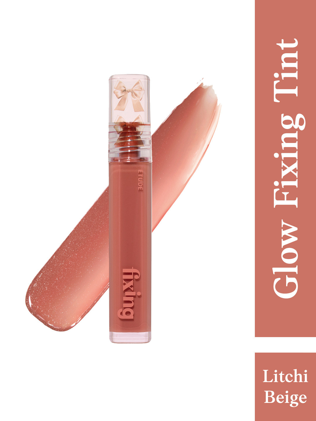 ETUDE Long Lasting Moisturizing Glow Fixing Lip Tint 4 g - Litchi Beige 09