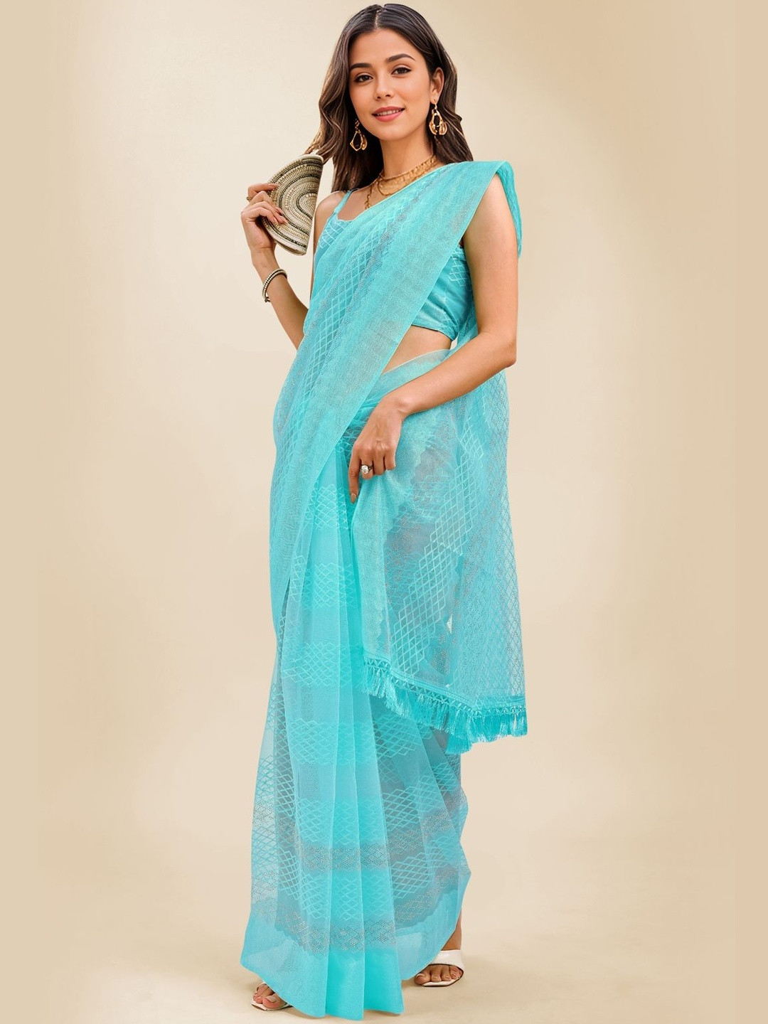 Subham Net Saree