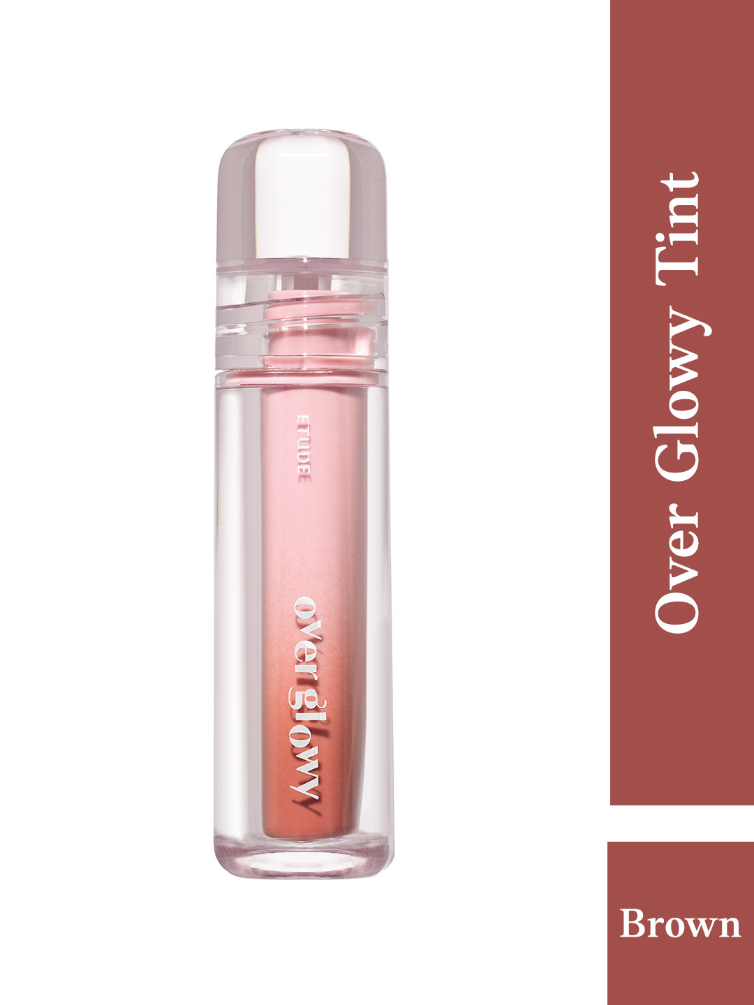 ETUDE Over Glowy Tint Lip Gloss 3ml - Baby Otter Brown 04