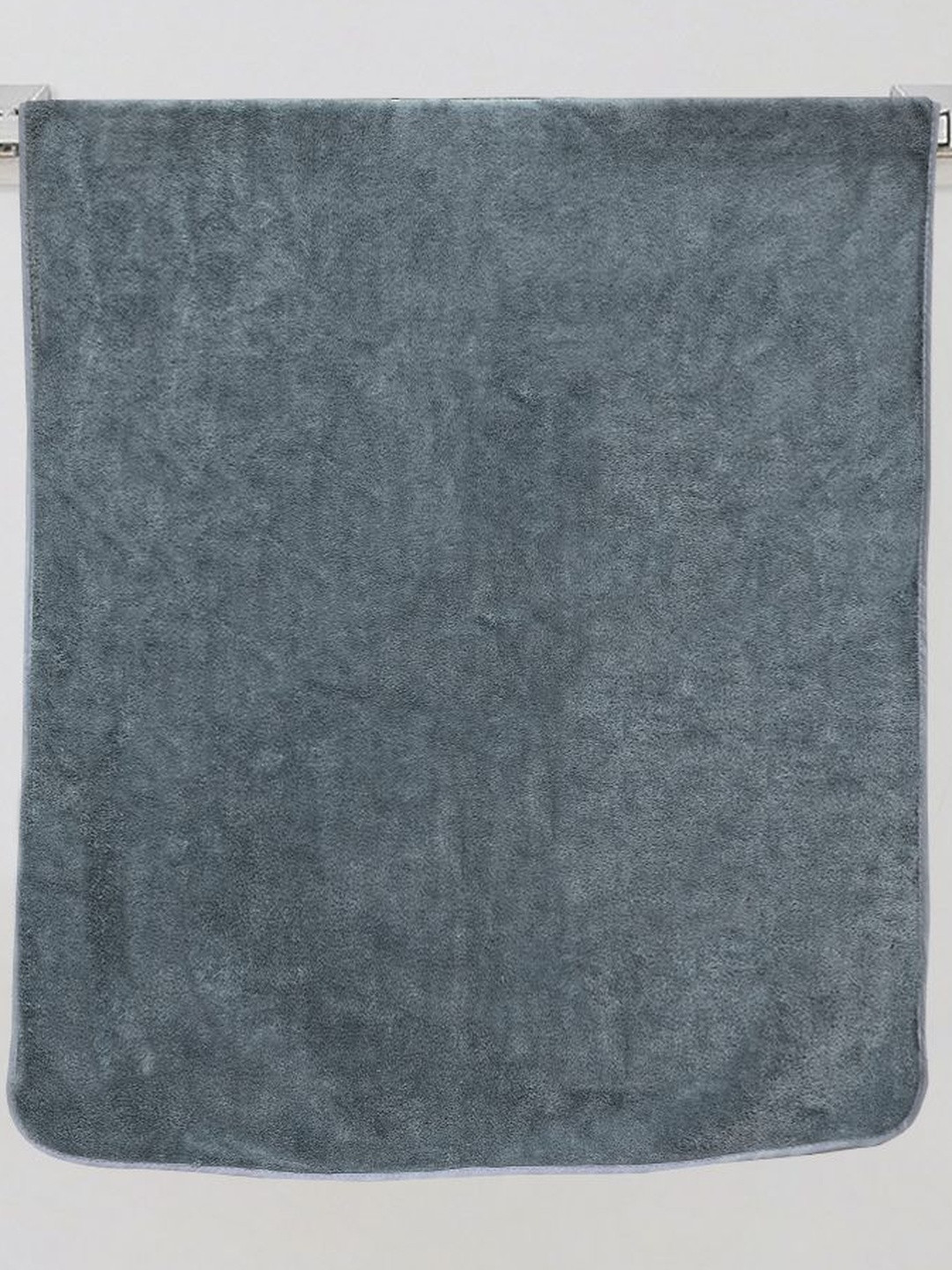 Myntra Elegant Homes Grey Terry Cotton 450 GSM Bath Towel