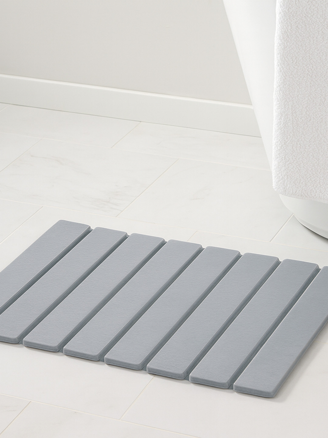 Cortina Grey Foldable Stone Mat Drying Mat Grey