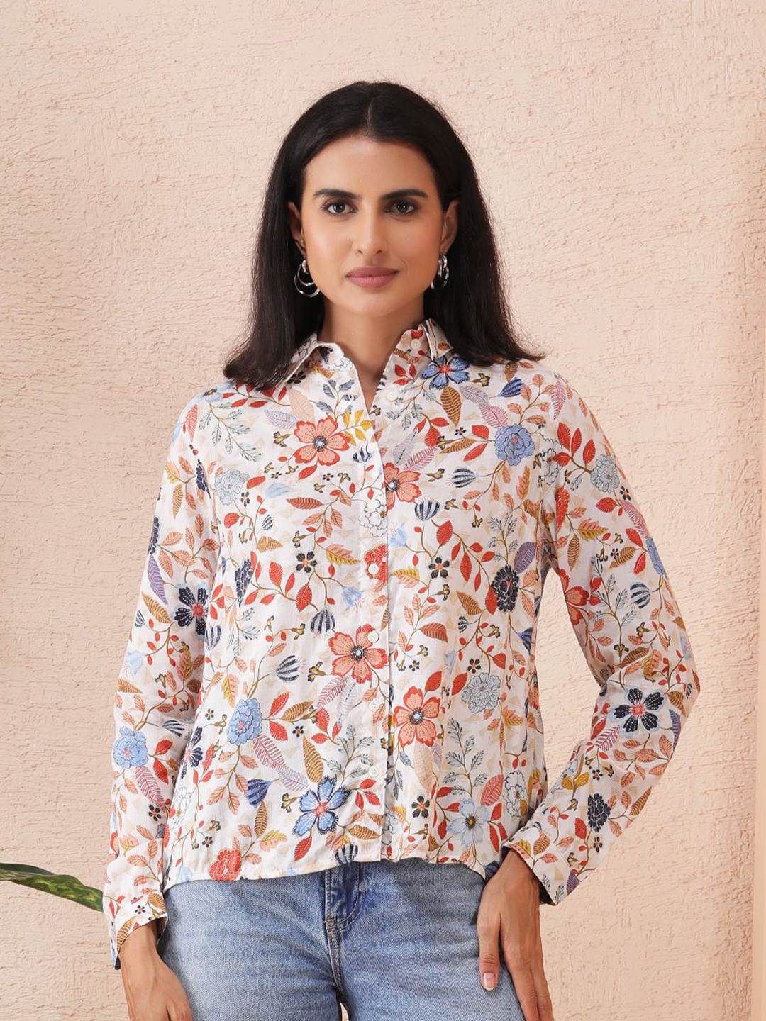 Sold For Style Women Floral Printed Shirt