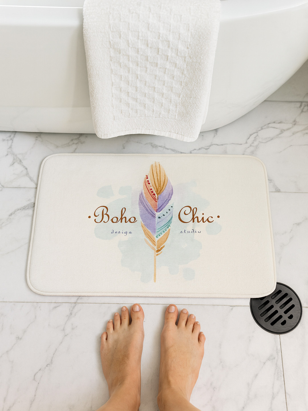 Cortina Printed Diatomite Bath Mat