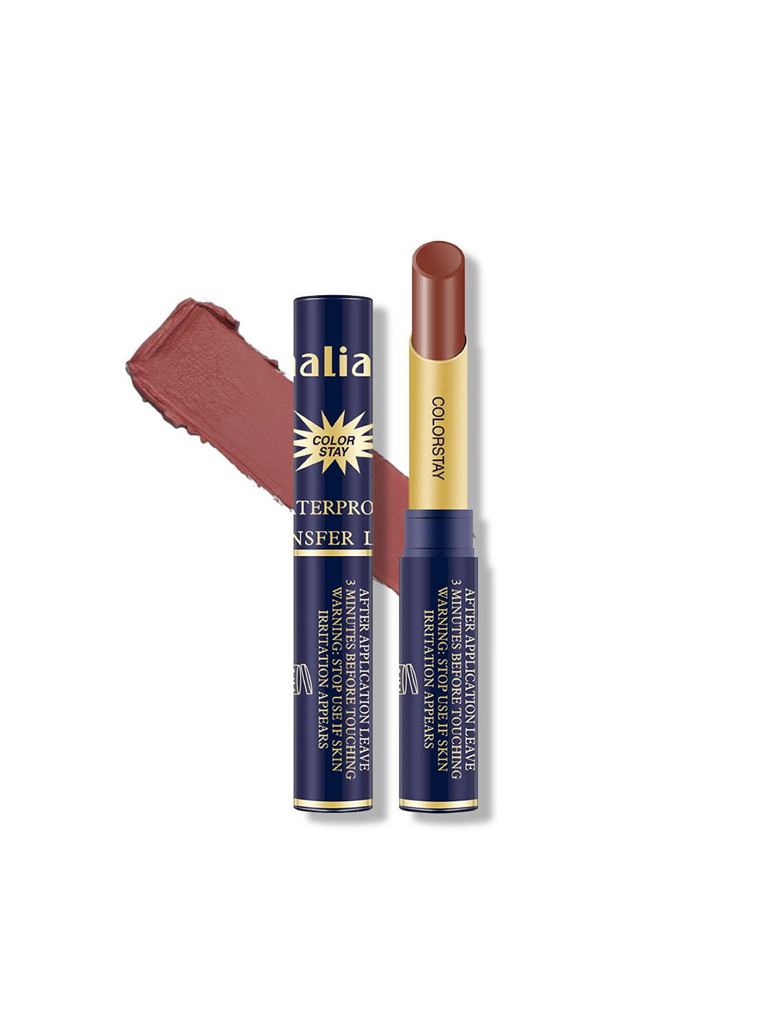 Maliao Color Stay No Transfer Bullet Lipstick - 4 g - Copper Rust 621