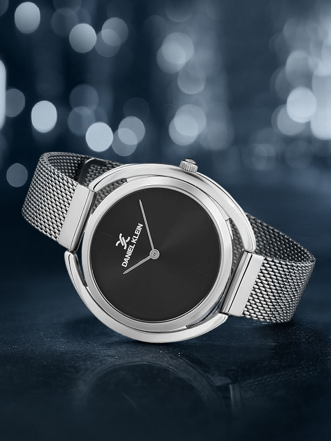 Daniel Klein Premium Women Black Analogue Watch 12085-6