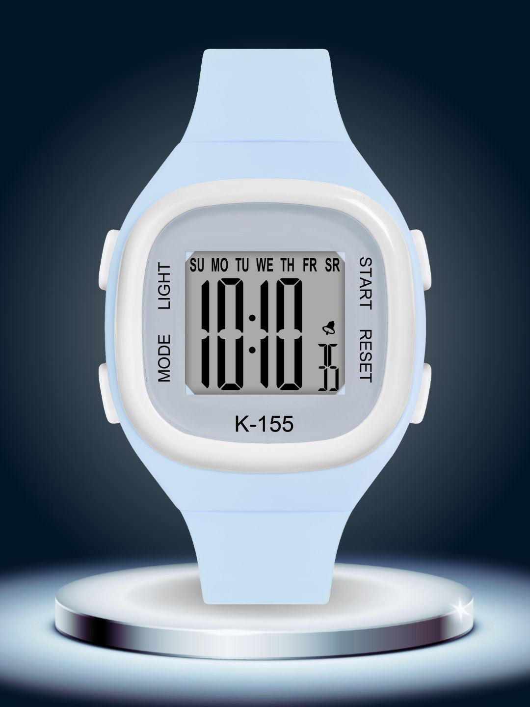 PAPIO Kids Printed Dial & Straps Digital Watch DIGITAL-039 SKY BLUE