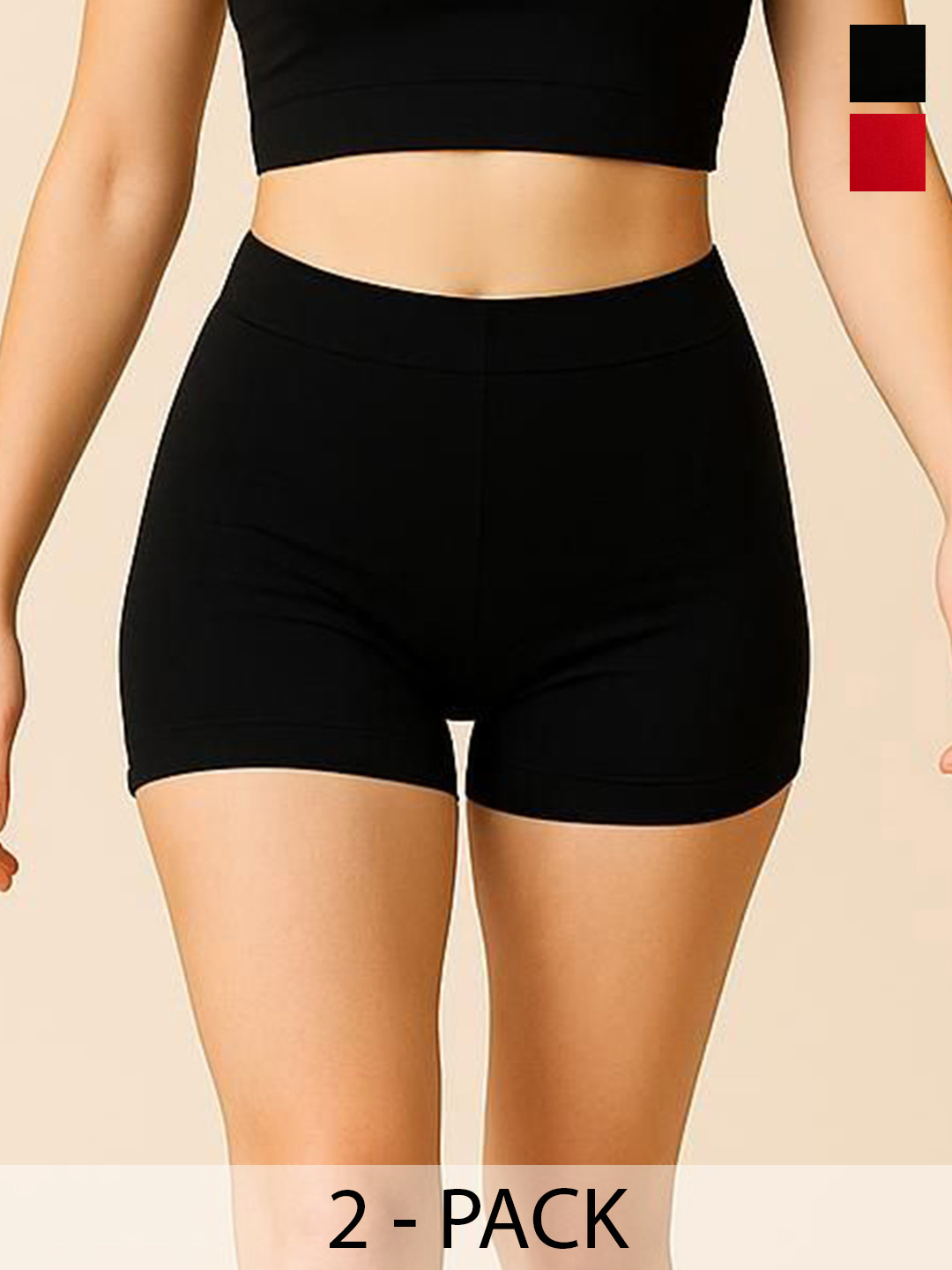 Attire Zone Women Cotton Concealed Boy Shorts Briefs