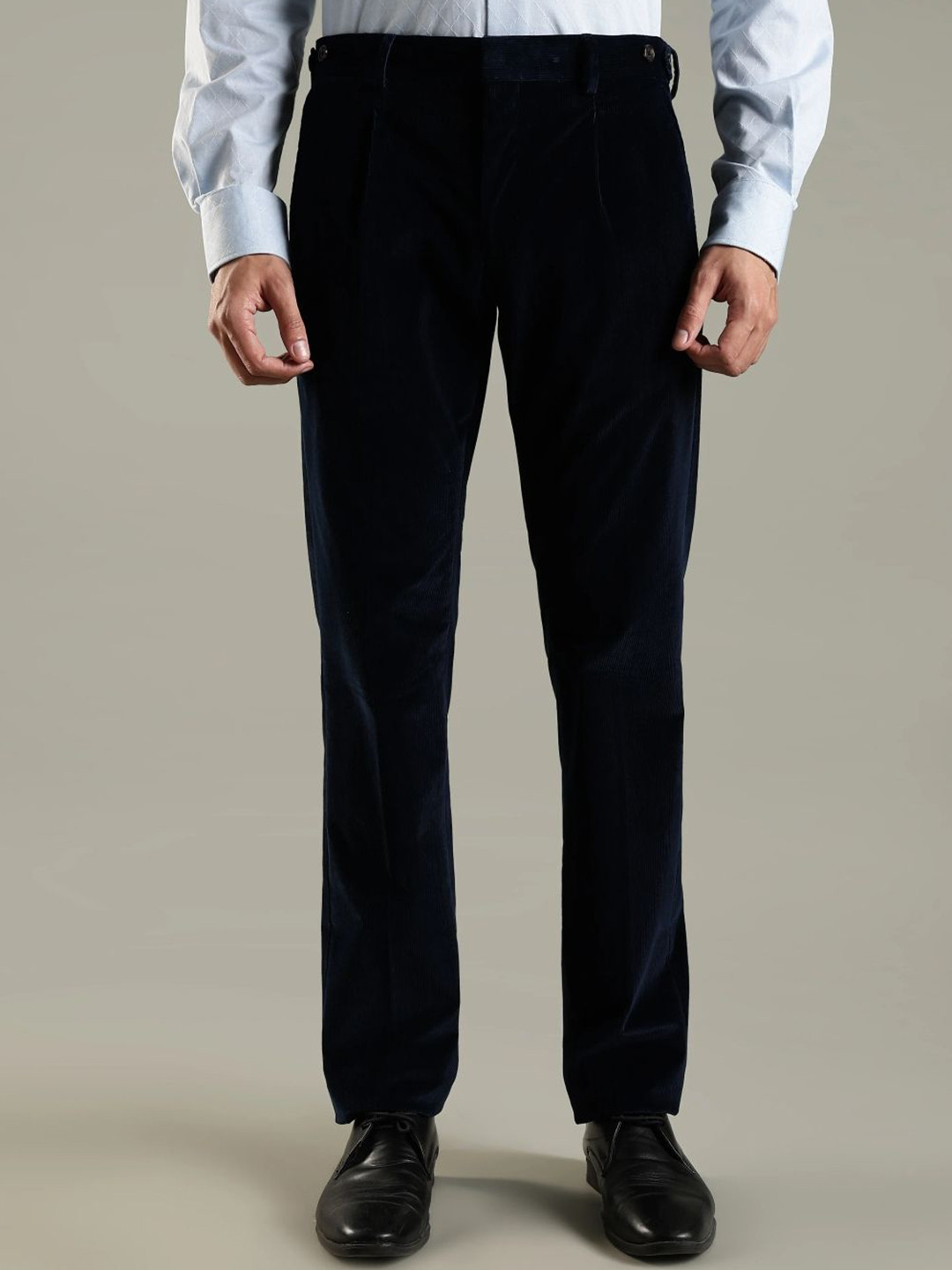 Tommy Hilfiger Men Texture Formal Trousers