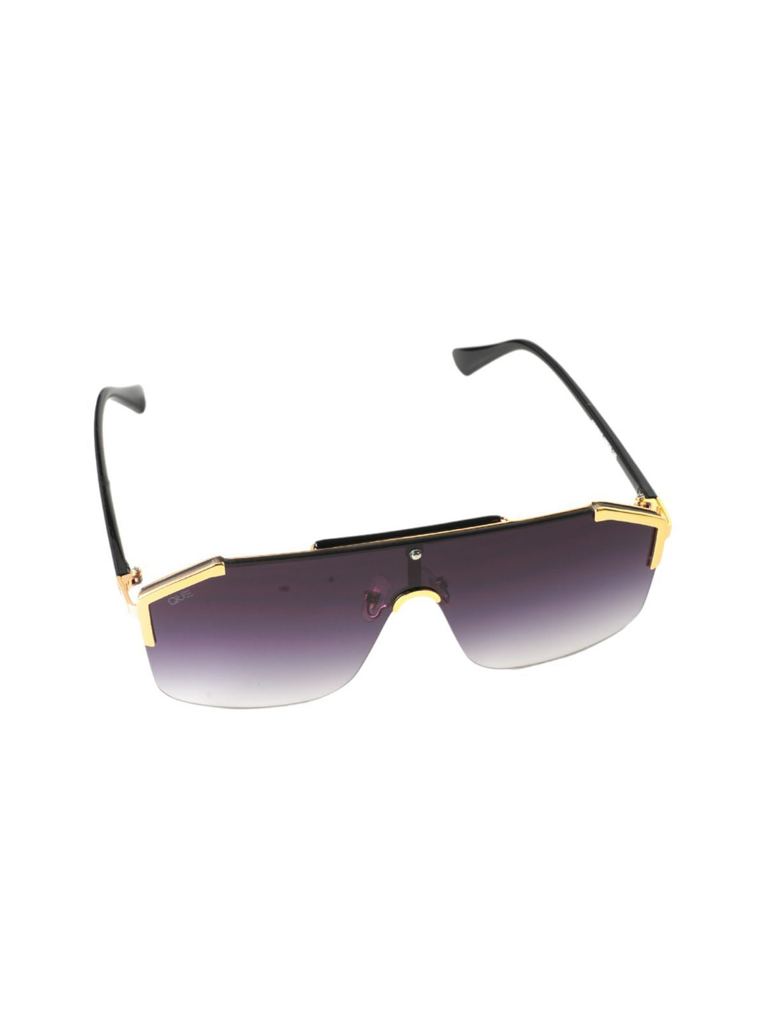 QUE UNIVERSE Men Oversized UV Protected Lens Sunglasses QUE_EDG_0291_GradientBlack_C6_M