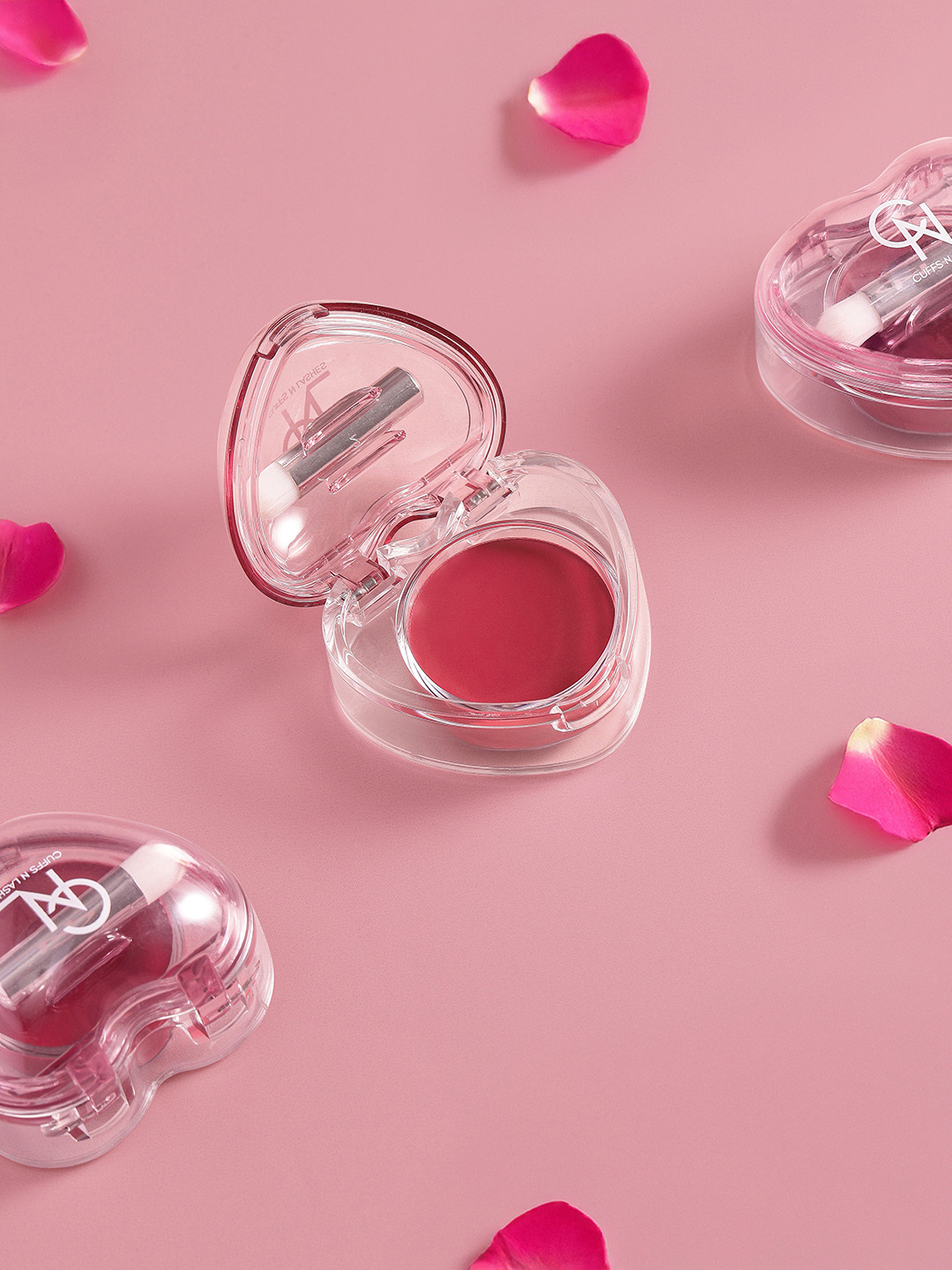 CUFFS N LASHES Sweet Heart Blur Pudding Lip & Cheek Mud - Rose' Tart 06