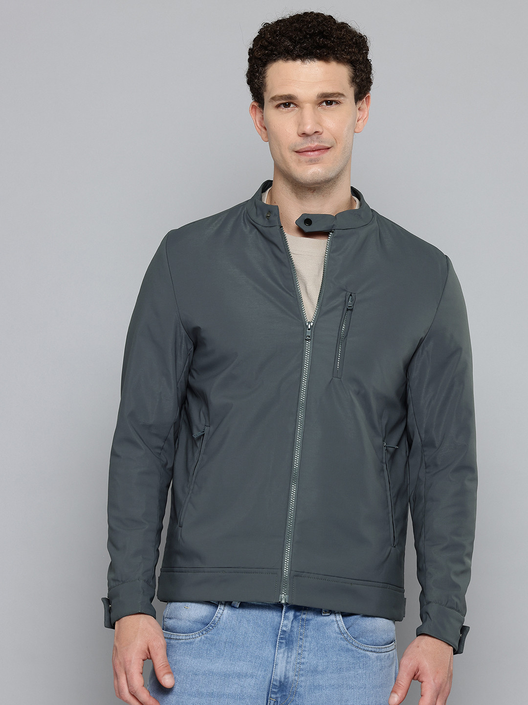 Fort Collins Mandarin Collar Tailored Jacket