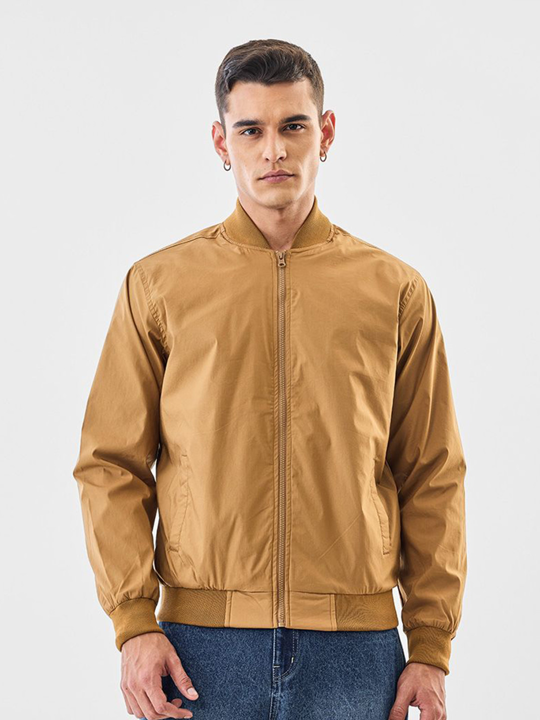 Snitch Stand Collar Bomber Jacket