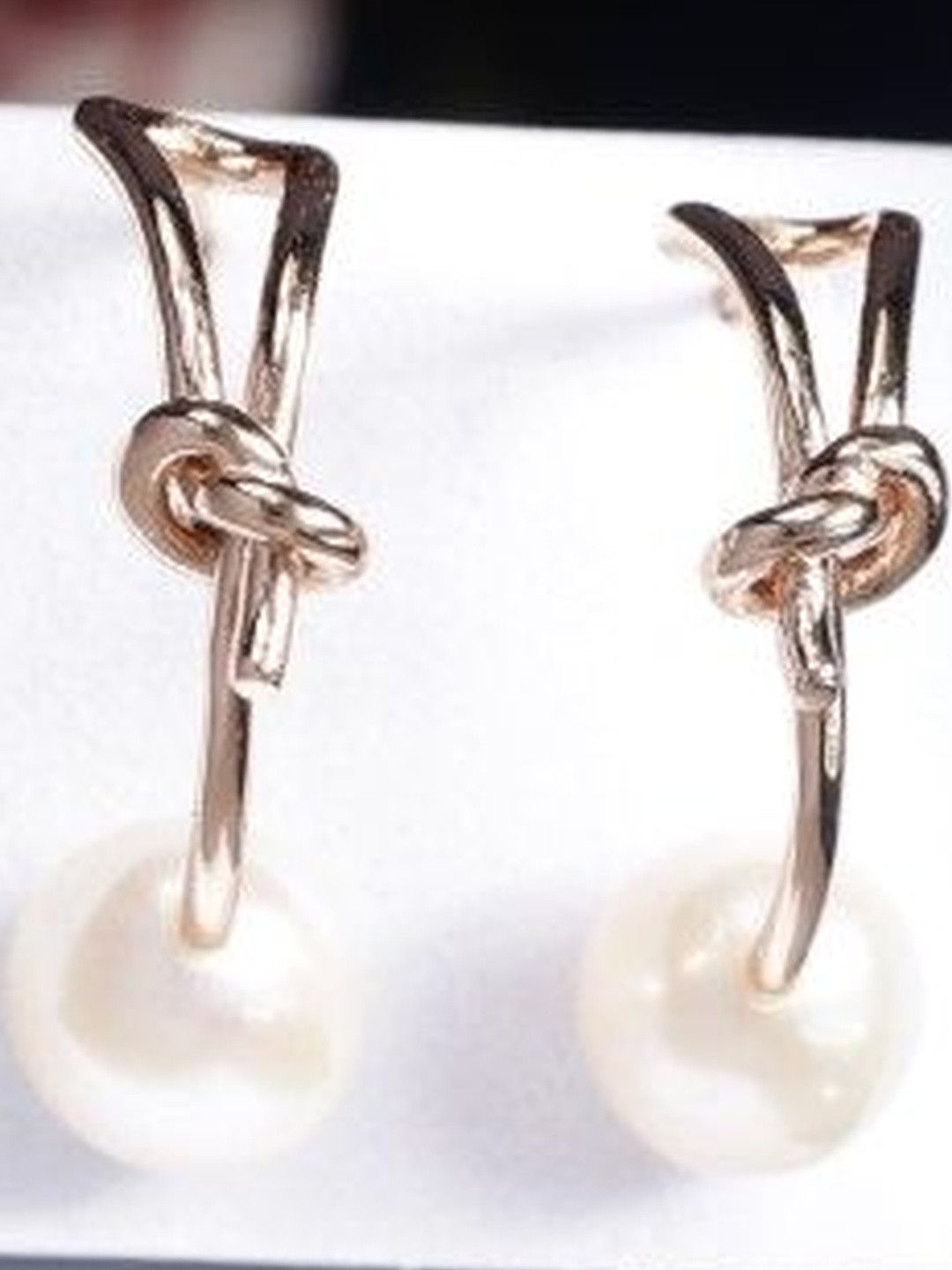 DIAVO Women Western Contemporary Knotted Drop Earrings