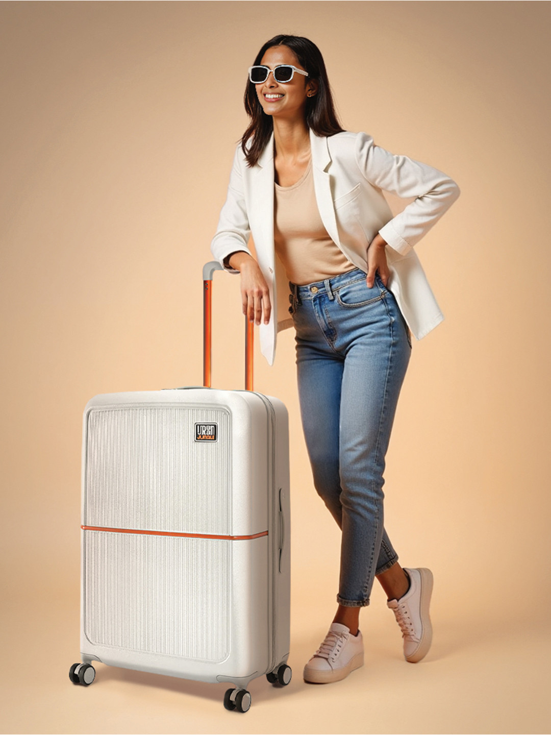 Urban Jungle By Safari Cloud Hardside Trolley Large Polycarboante Suitcase