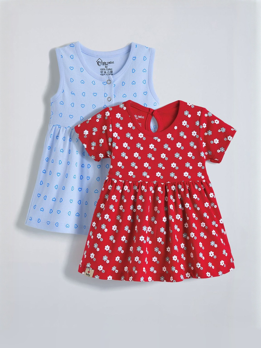 Hopscotch Print Fit & Flare Dress