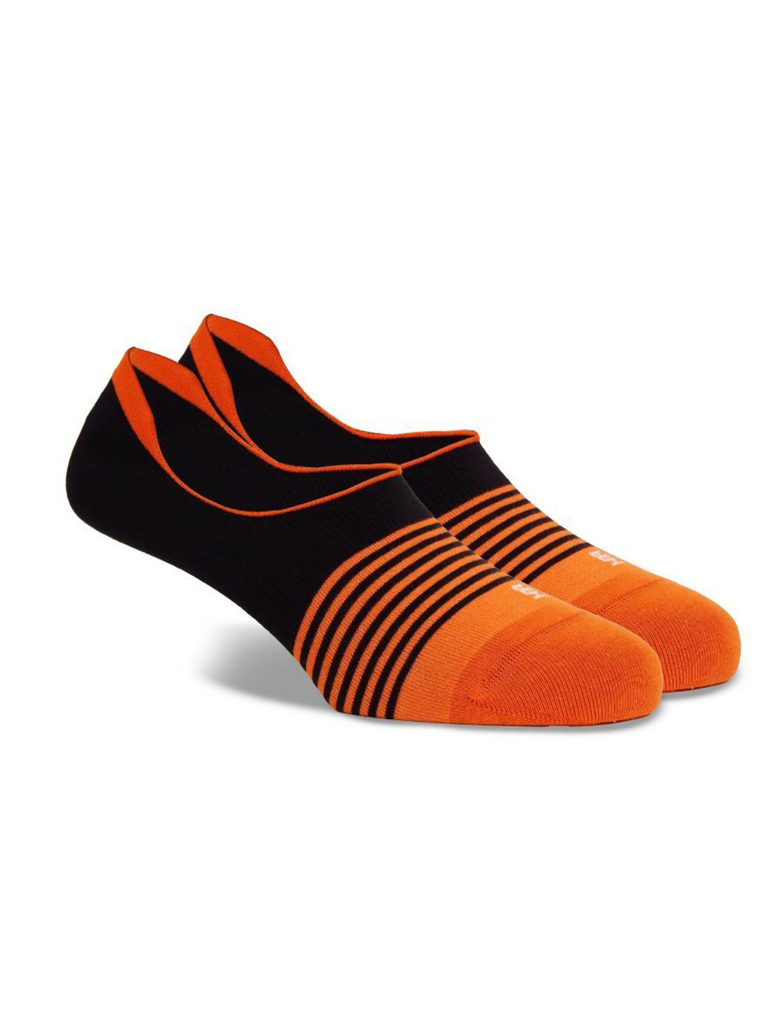 SockSoho Lava Edition Men Striped No-Show Socks