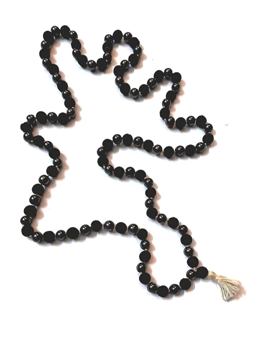 numeroastro Handcrafted 108 Beads Lava & Magnet Beads Knotted Mala