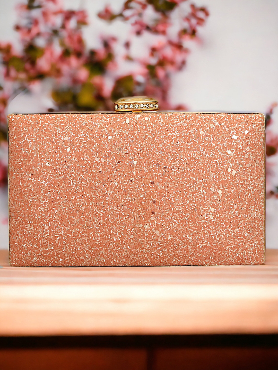 Toobacraft Embellished Box Clutch
