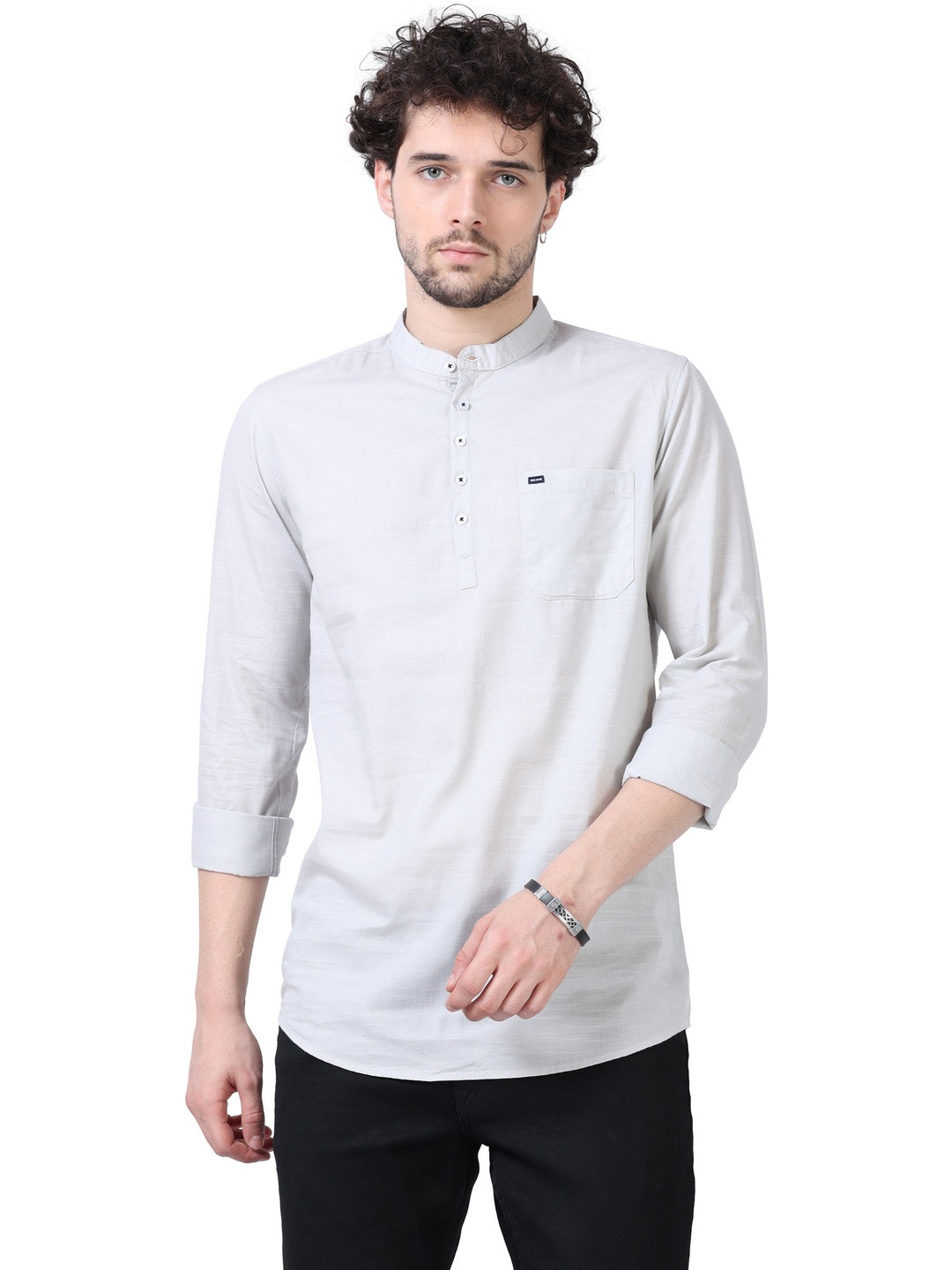 RS Fashions Men Mandarin Collar Short Kurta