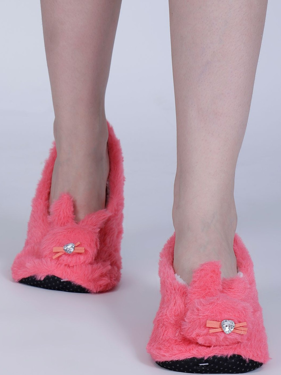 Dollar Women Pink Wool Blend Winter Socks