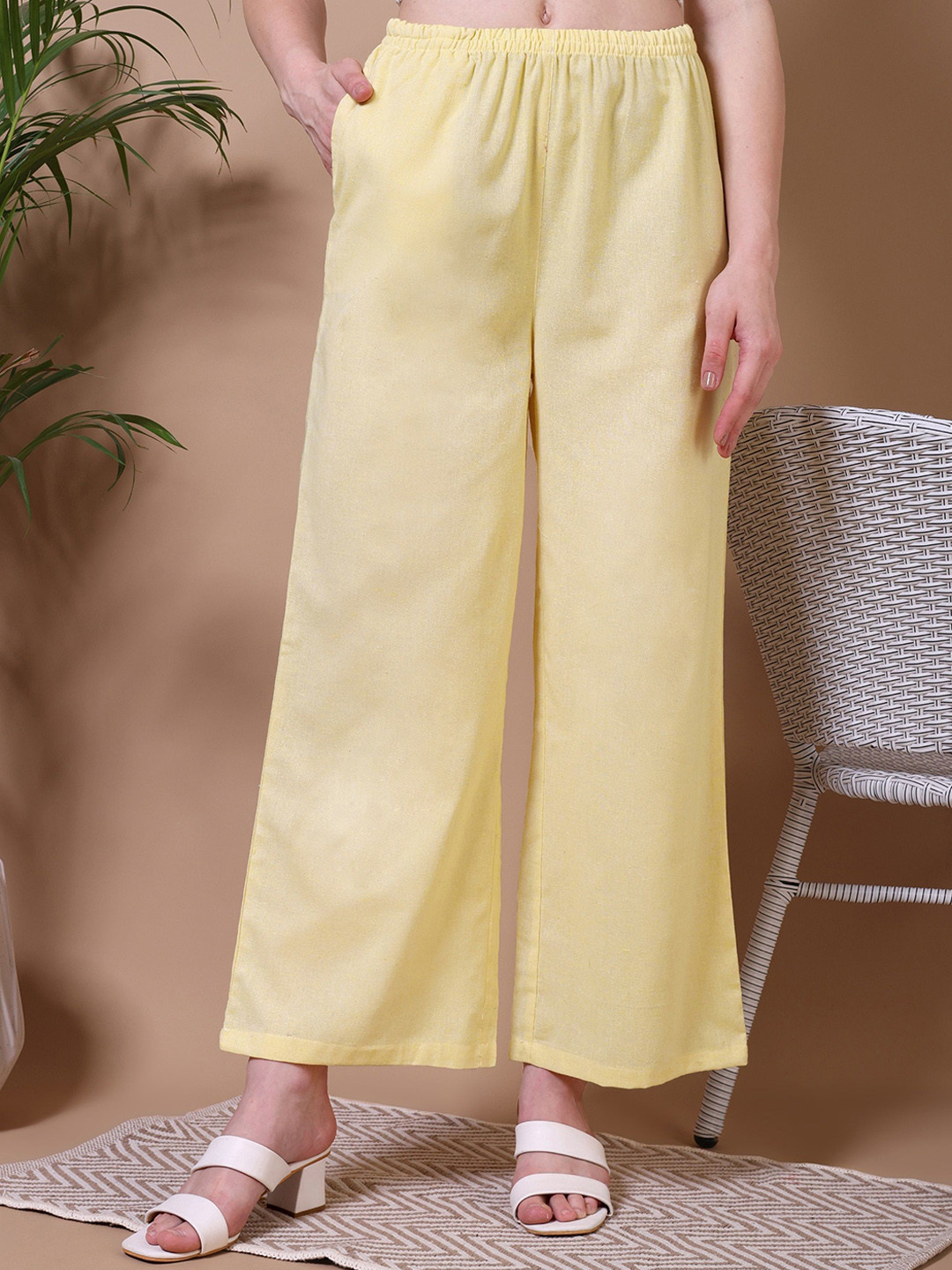 Ameerah Women Straight Fit Trousers