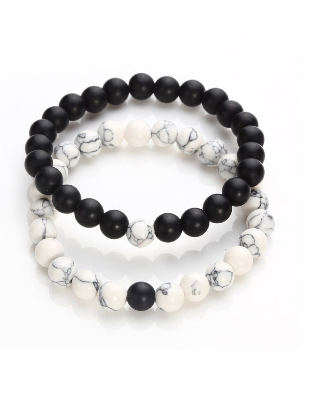 Arihant Shope Unisex Set Of 2 Artificial Beaded Elasticated Bracelets