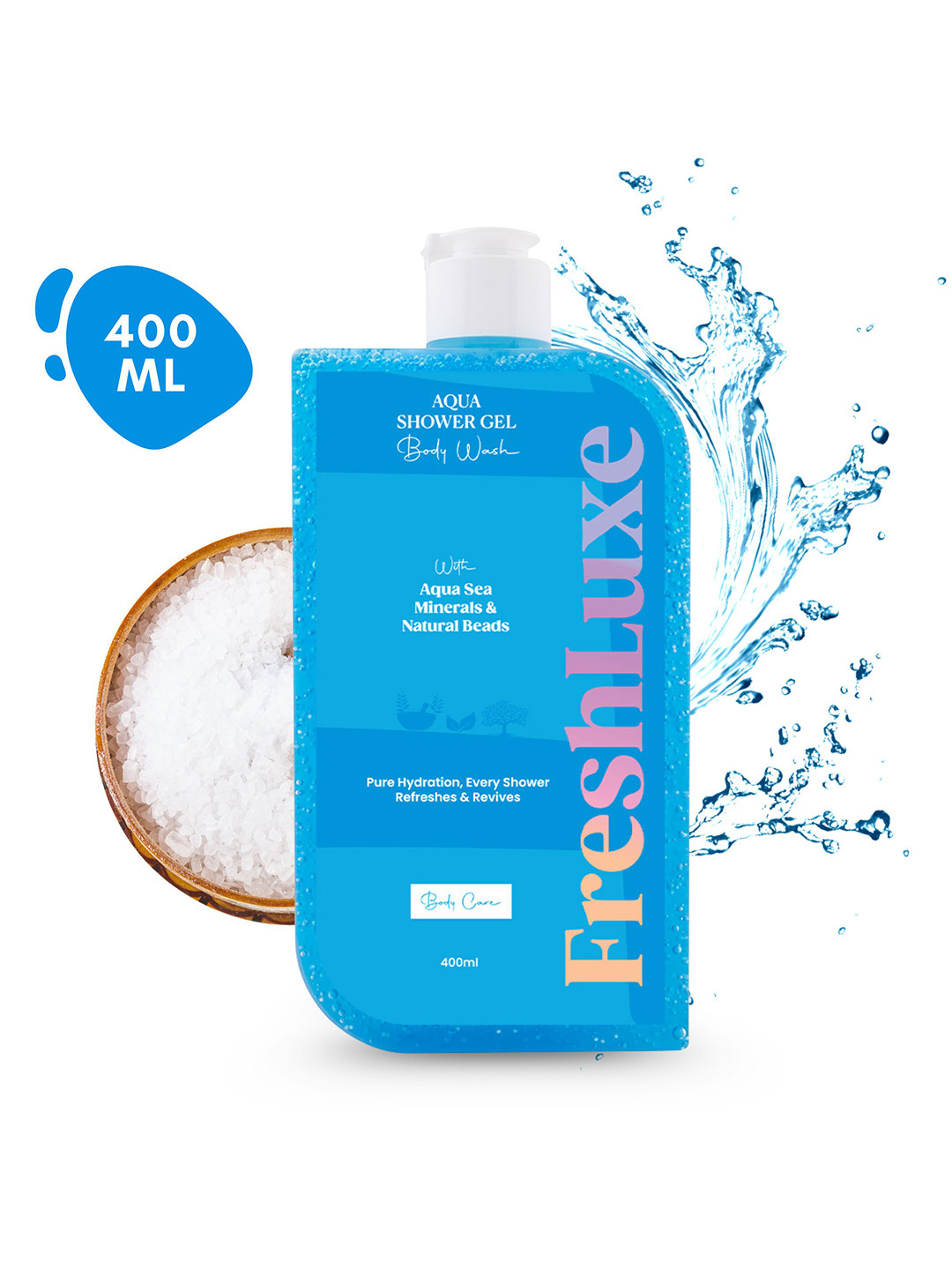 Freshluxe Aqua Essence Shower Gel & Body Wash - 400 ml