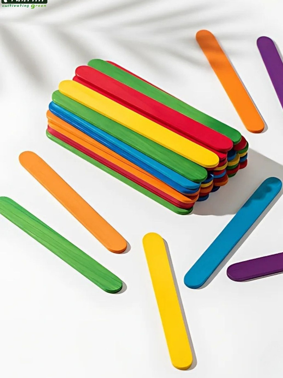 Prakritii Pack of 100 Wooden Ice Cream Stick