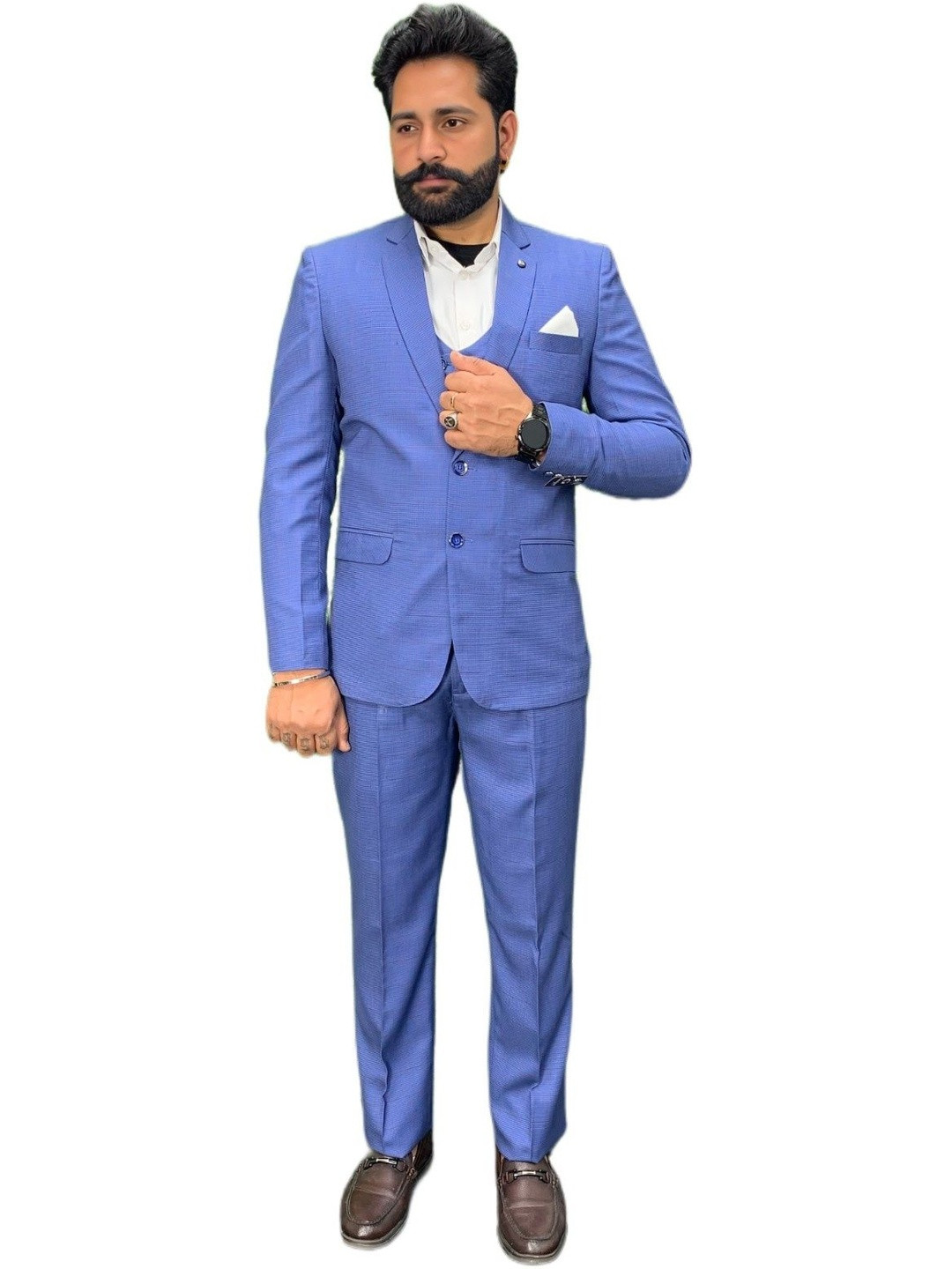 GARGIAN Master Cut Solid Regular Fit Suit