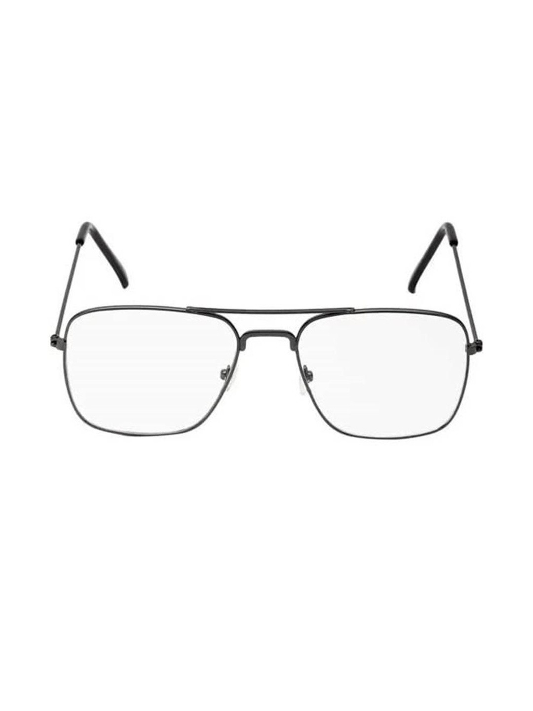 Arzonai Unisex Pack Of 2 Black Metal Full Rim UV Protected Lens Casual Sunglasses