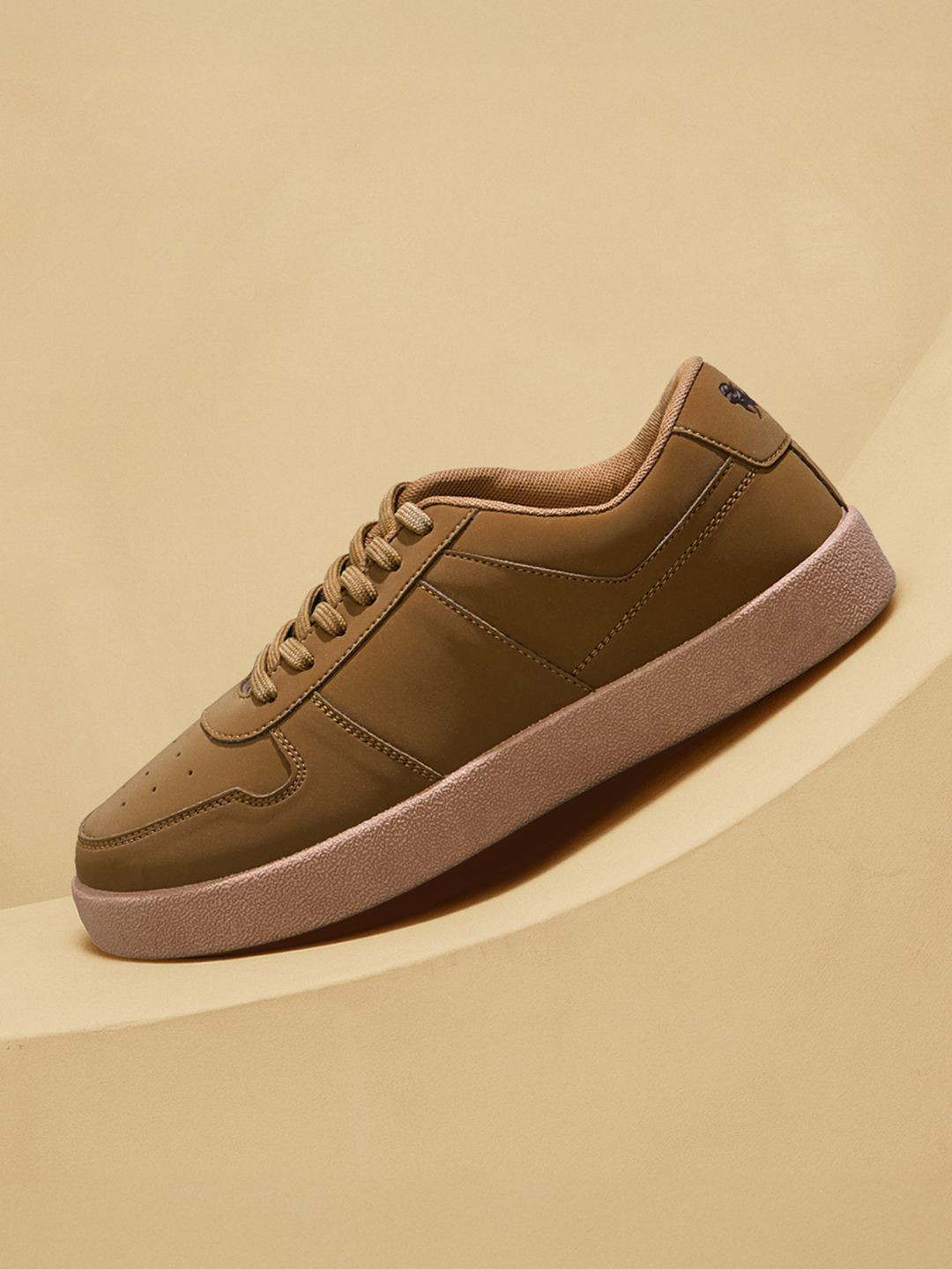 NEEMANS Mono Court Men Round Toe Sneakers