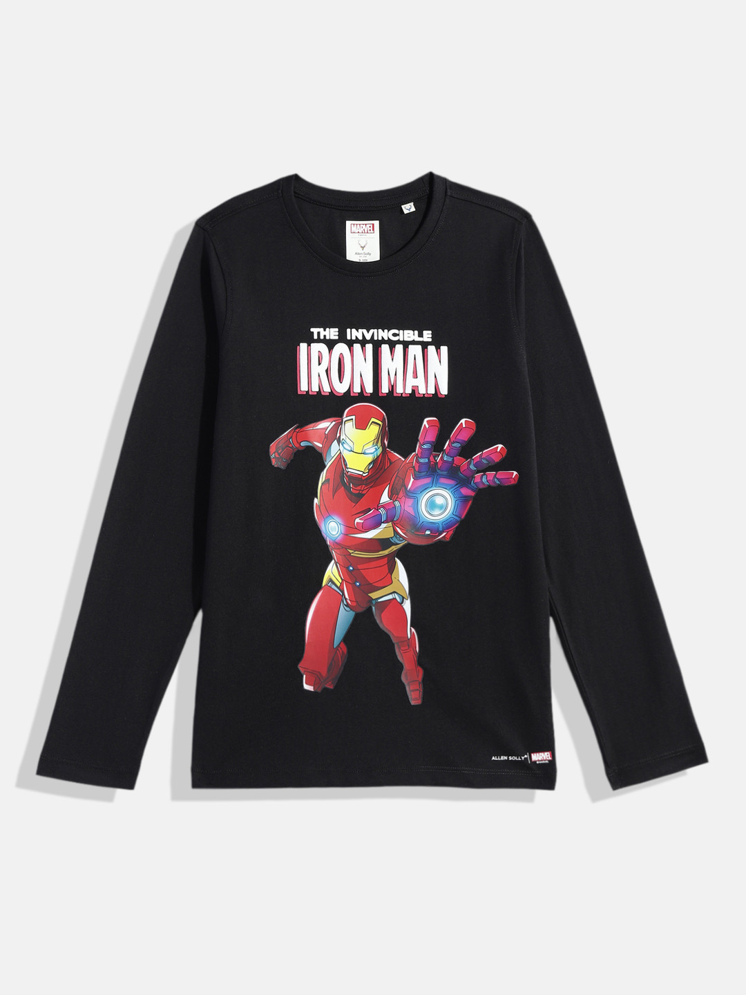 Allen Solly Junior Boys Iron Man Printed Pure Cotton T-shirt