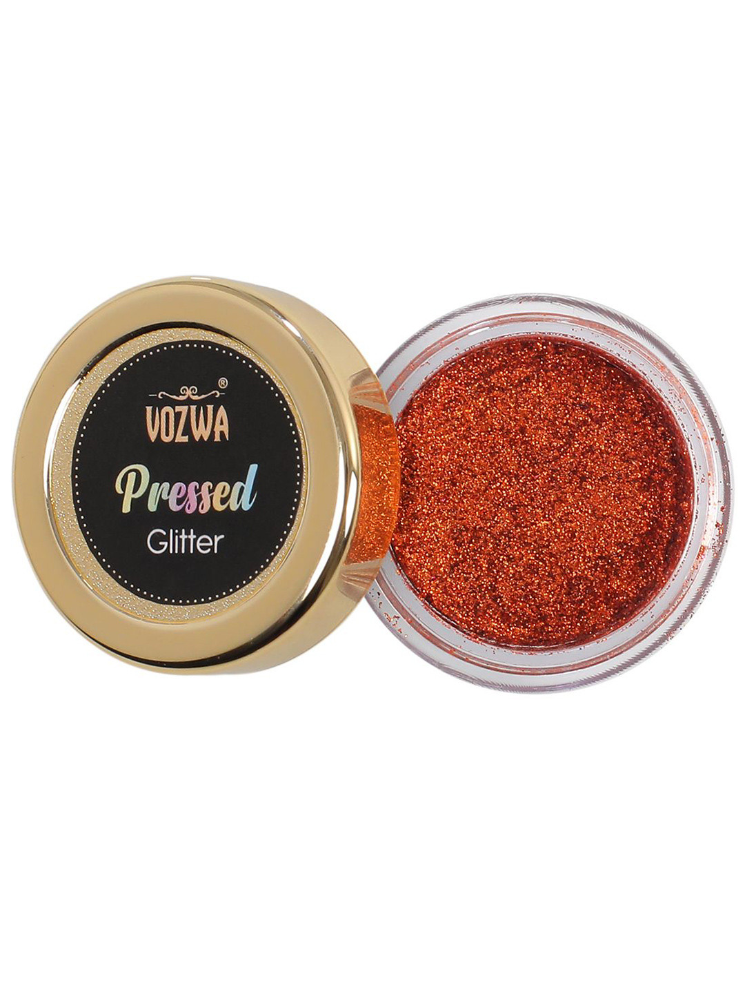 VOZWA Waterproof Pressed Glitter Eyeshadow - Orange 04