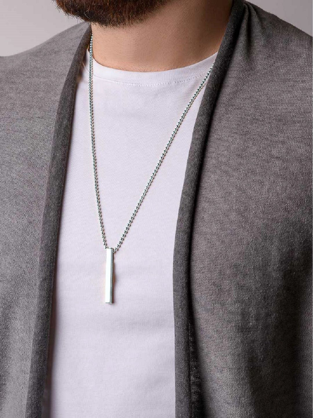 KANU FASHION WORLD Unisex Silver-Plated Contemporary Pendant With Finger Ring
