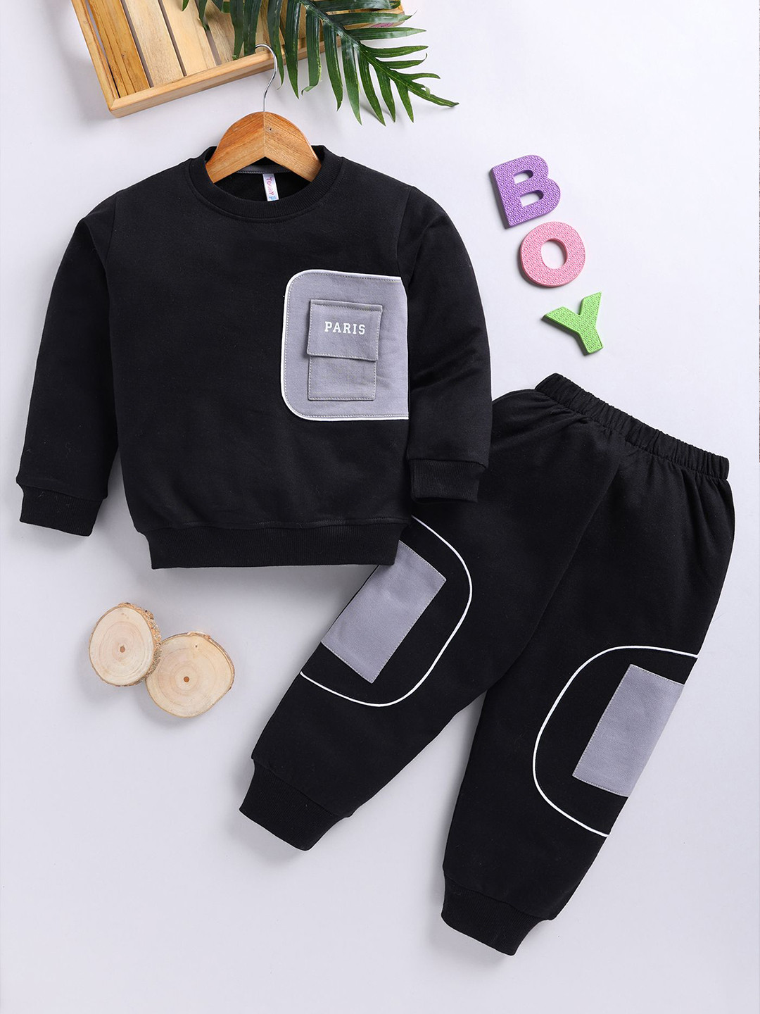 Toonyport Jogger Printed Sweatshirt with Joggers