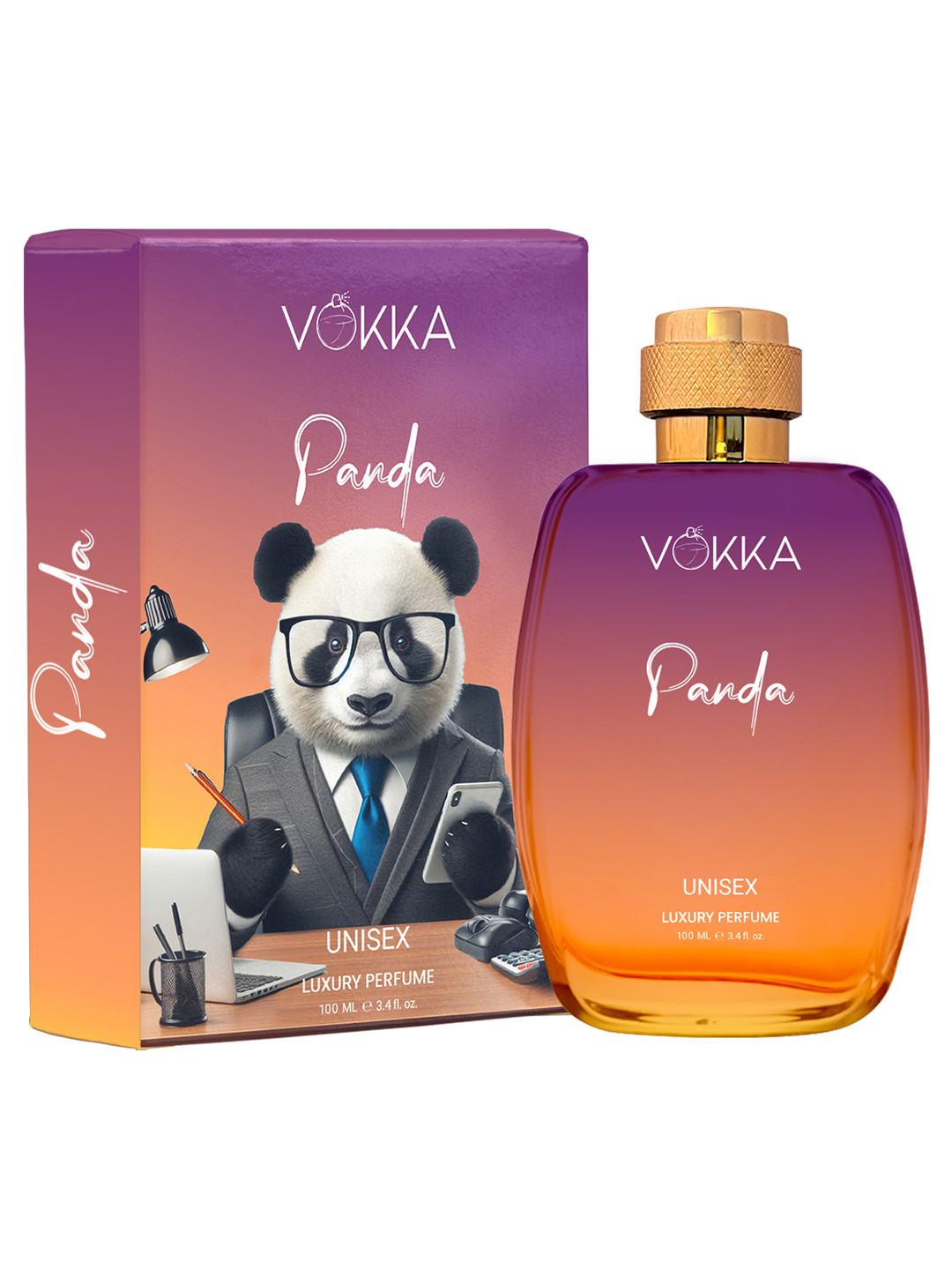 VOKKA Panda Luxury Long Lasting Ambery Perfume - 100 ml