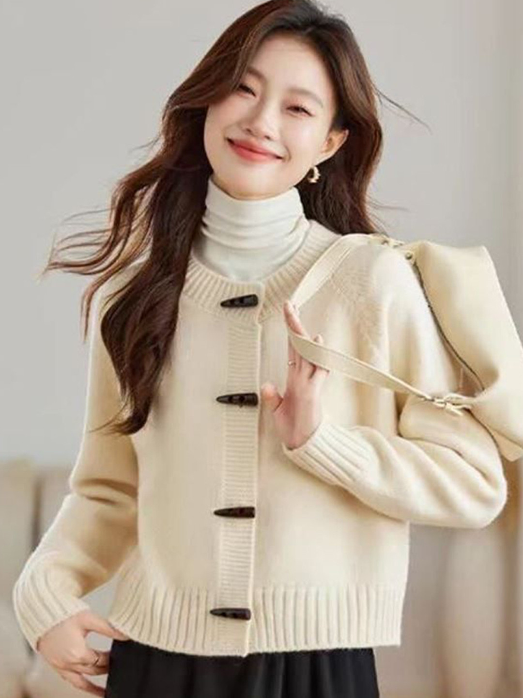 StyleCast Women Button Closure Cardigan