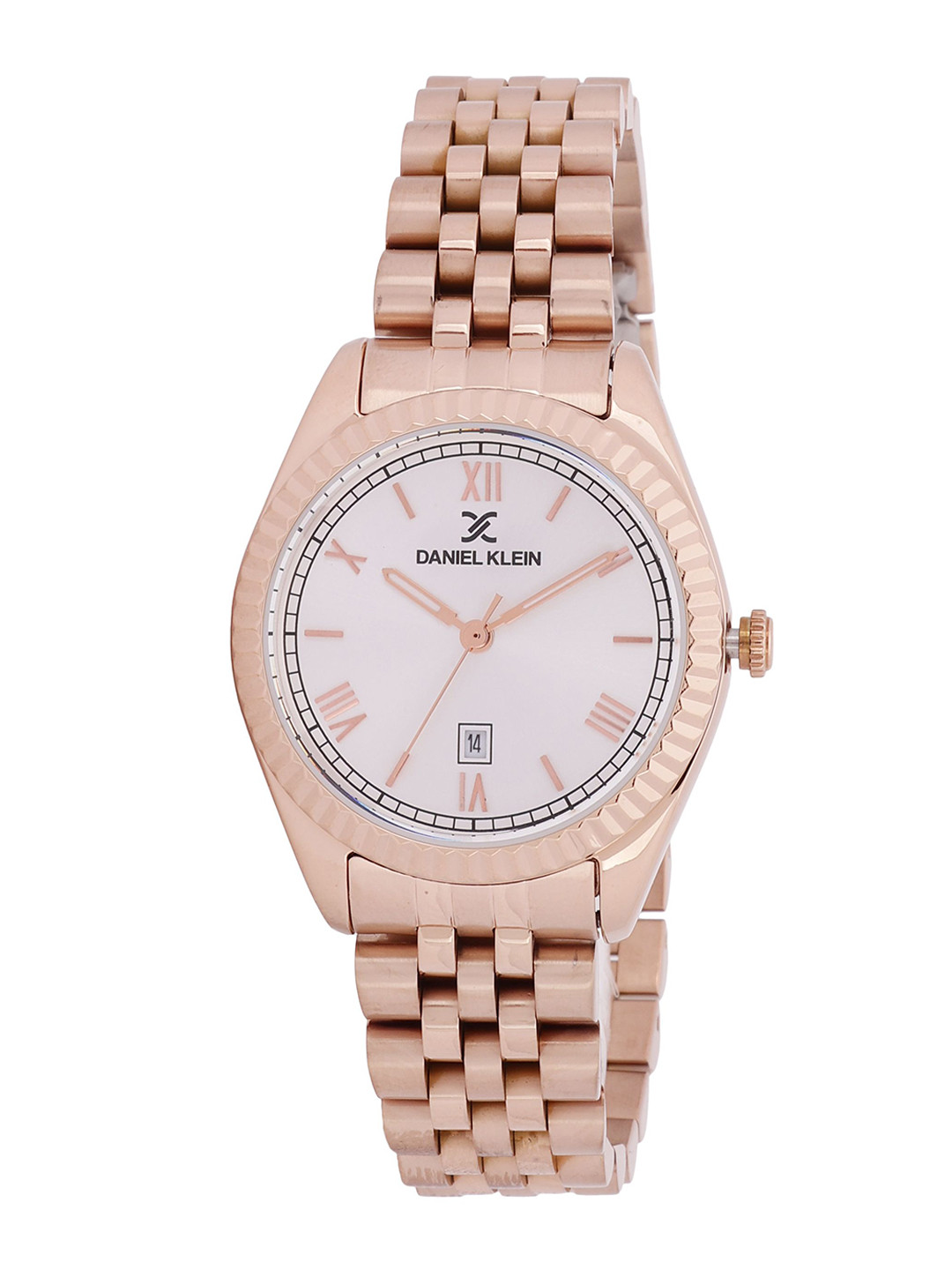 Daniel Klein Women Textured Dial & Straps Analogue Watch DK.1.12903-4
