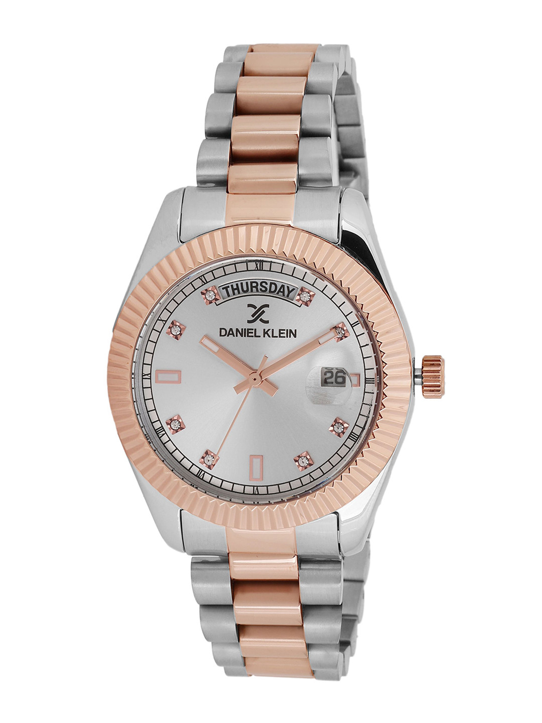 Daniel Klein Women Dial & Bracelet Style Straps Analogue Watch DK.1.12934-3