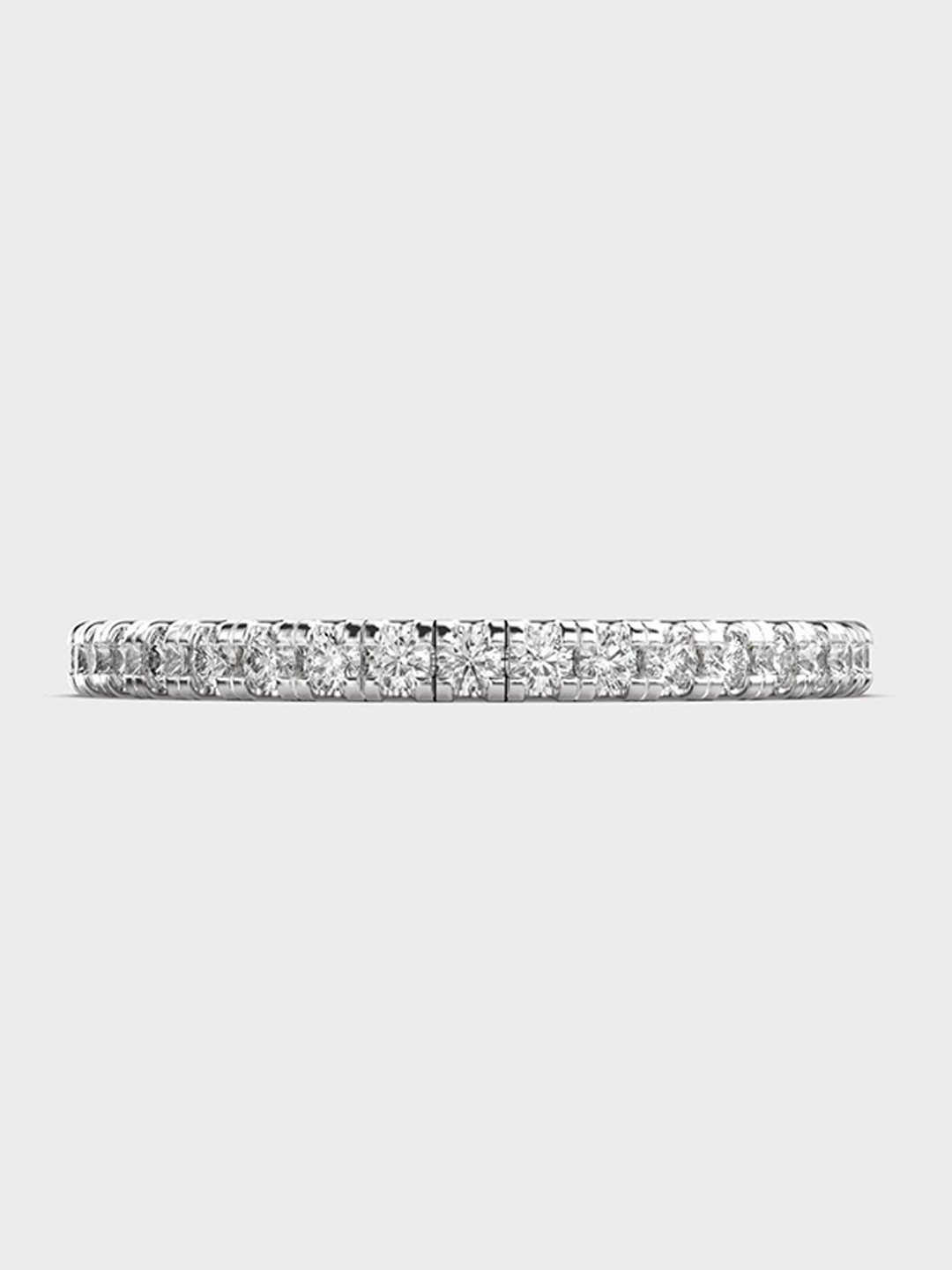 Jewelbox 18Kt Modern Muse Lab Grown Diamond Ring-1.2 g