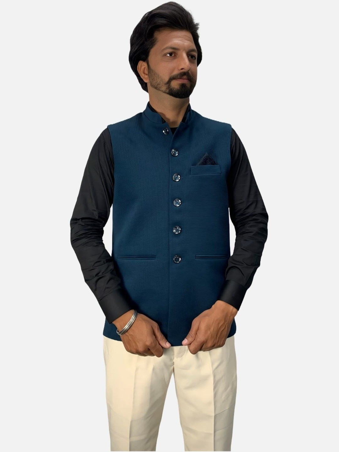 GARGIAN Master Cut Men Solid Tailored Jacket