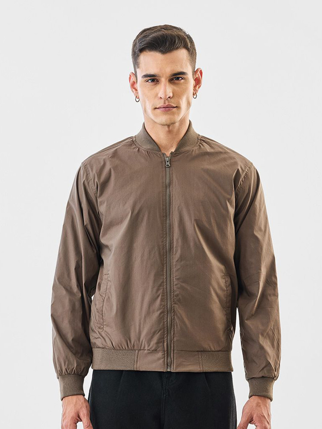Snitch Stand Collar Bomber Jacket