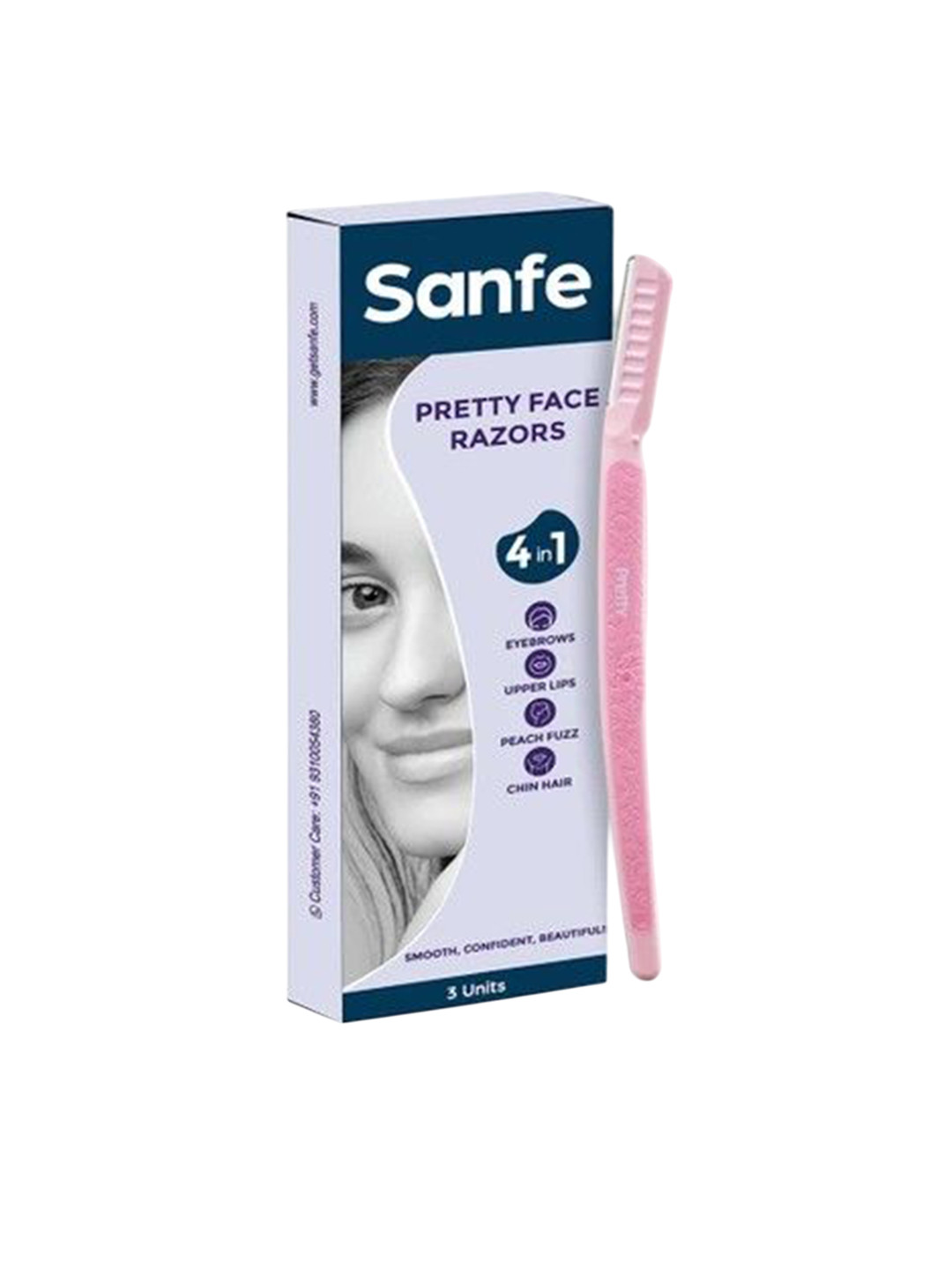 Sanfe Set Of 3 Pretty Face Razor
