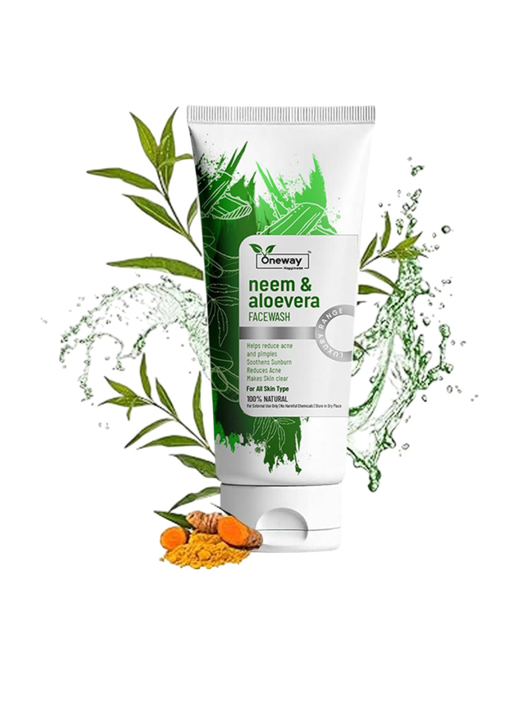 Oneway Happiness Neem Anti-Bacterial Face Wash- 100 ml