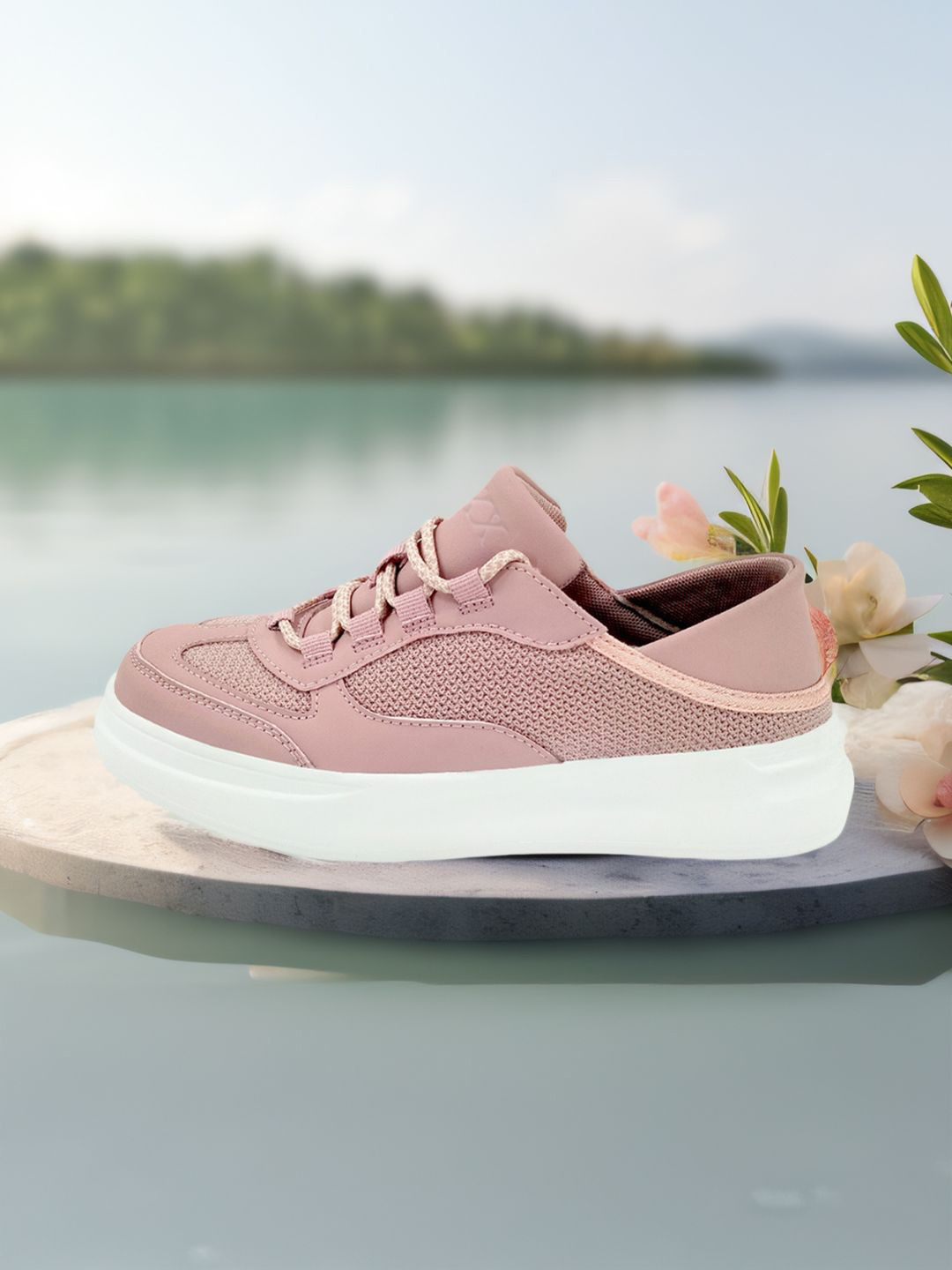 KazarMax Premium Hy-Sneaks Women Lace-Up Mesh Sneakers