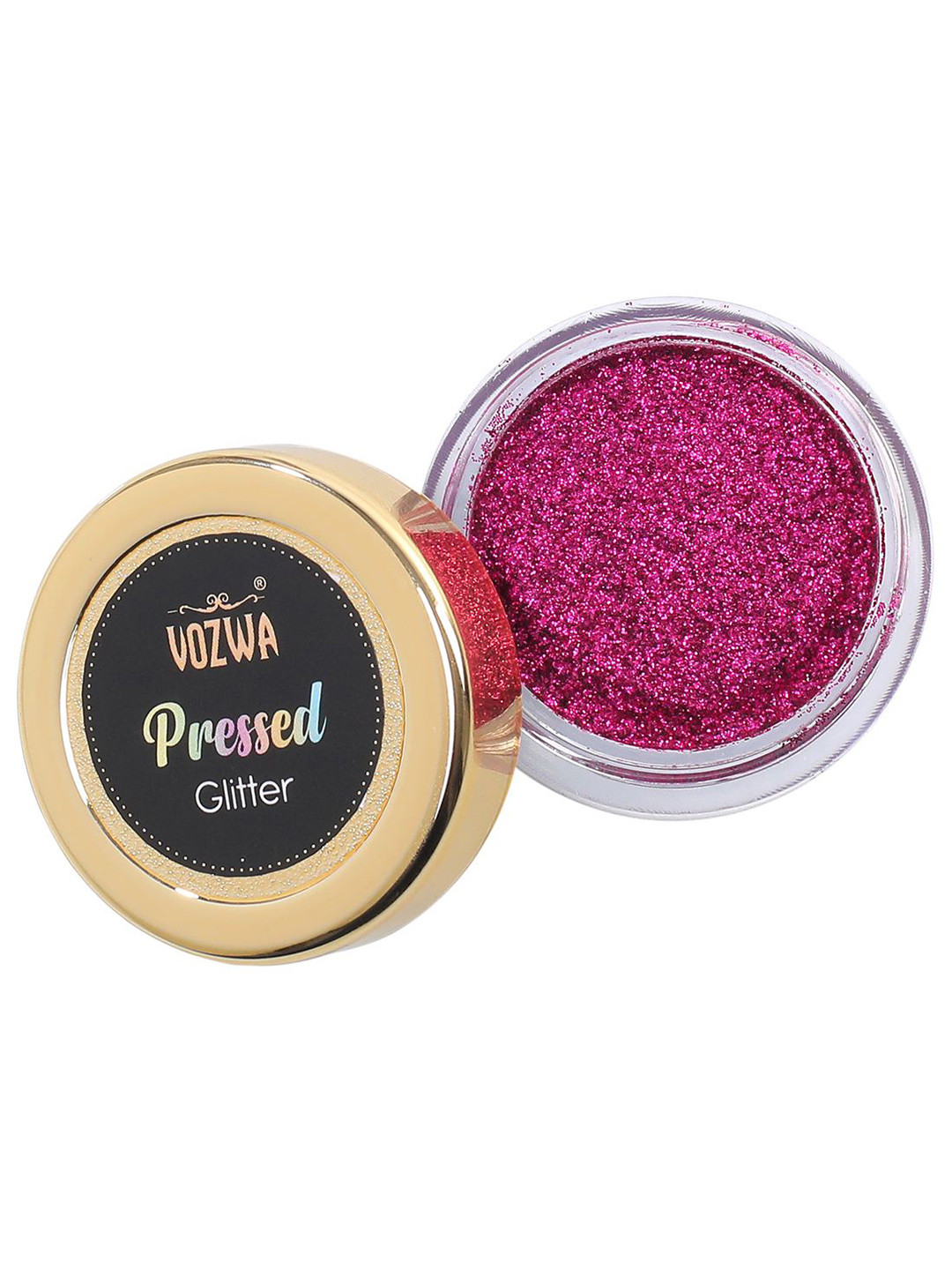 VOZWA Waterproof Pressed Glitter Eyeshadow - Pink 02