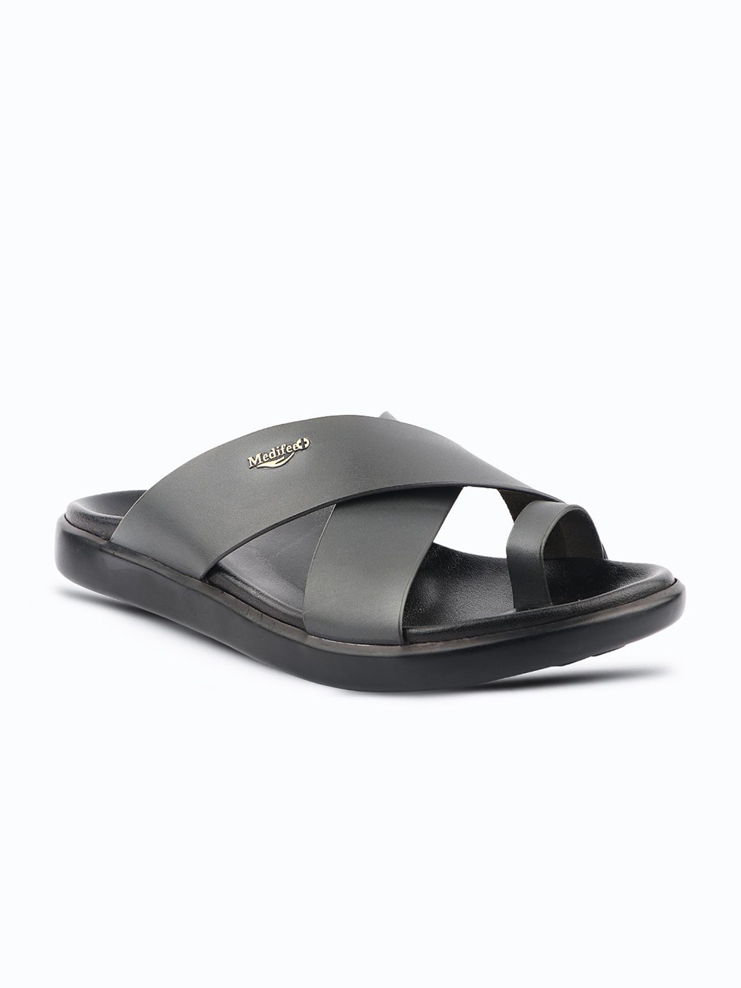 MEDIFEET Men X-Stroke Toe-Ring Comfort Sandals