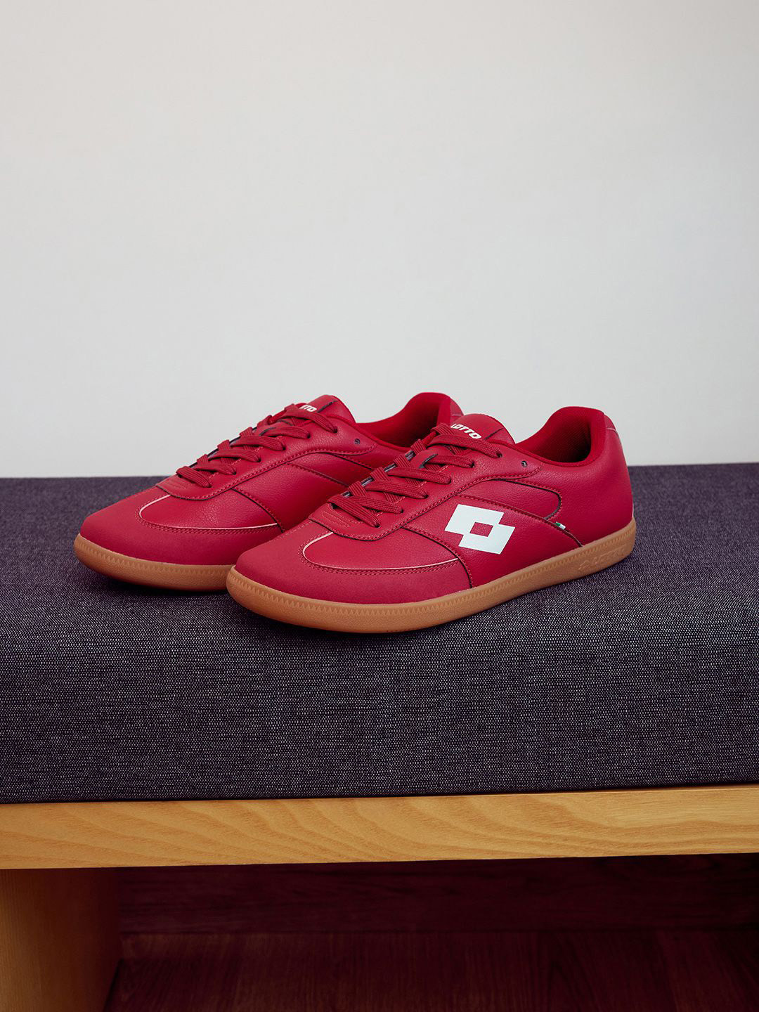 Lotto Men Mavin Court Red Sneakers