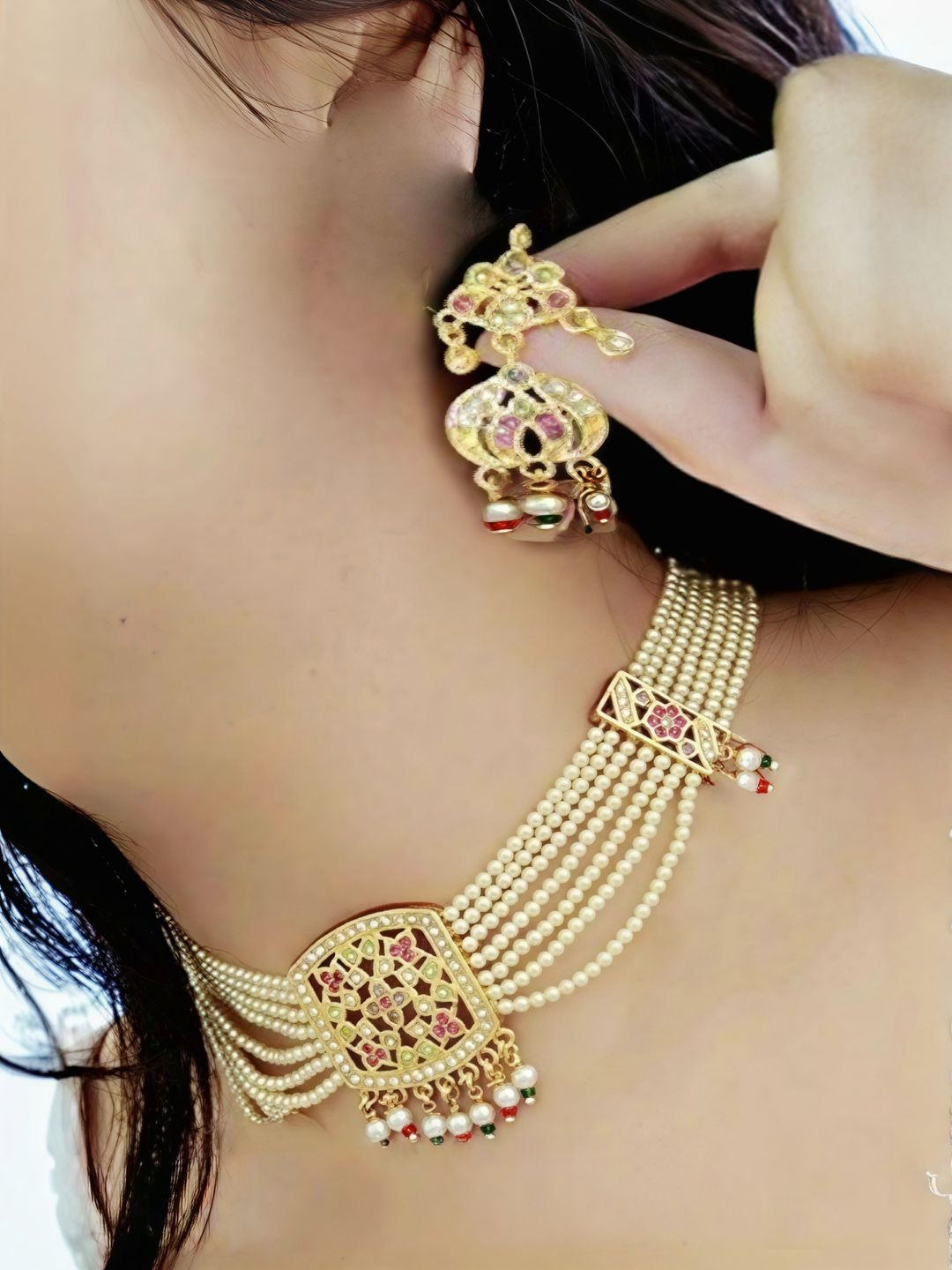 GILHER Rajawadi Jadau Jewelry Set